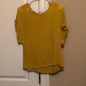 Mustard yellow top